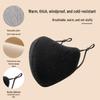 Thickened Windproof Winter Cycling Fleece Mask with Ear Loops - Warm and Stylish