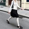 Inner Heightening Version~ French Niche Split-toe Shoes Hollow Sandals Women's New Summer Versatile Mary Jane Single Shoes