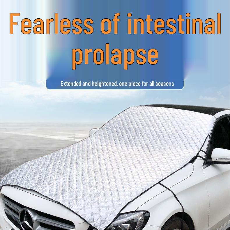 Car Windshield Snow and Sun Shade: Snowproof, Frost Protection, UV Protection