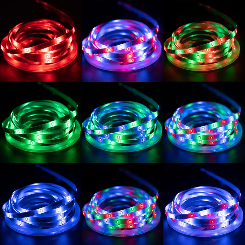 LED Lights for TV PC Gaming Monitor TV LED Backlight Remote Control Colors Changing LED Light Strip USB Powered TV Lights RGB Multicolor Light Strips