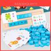 Wooden Childrens Educational English Word Building Blocks For Parent Child Interactive Play