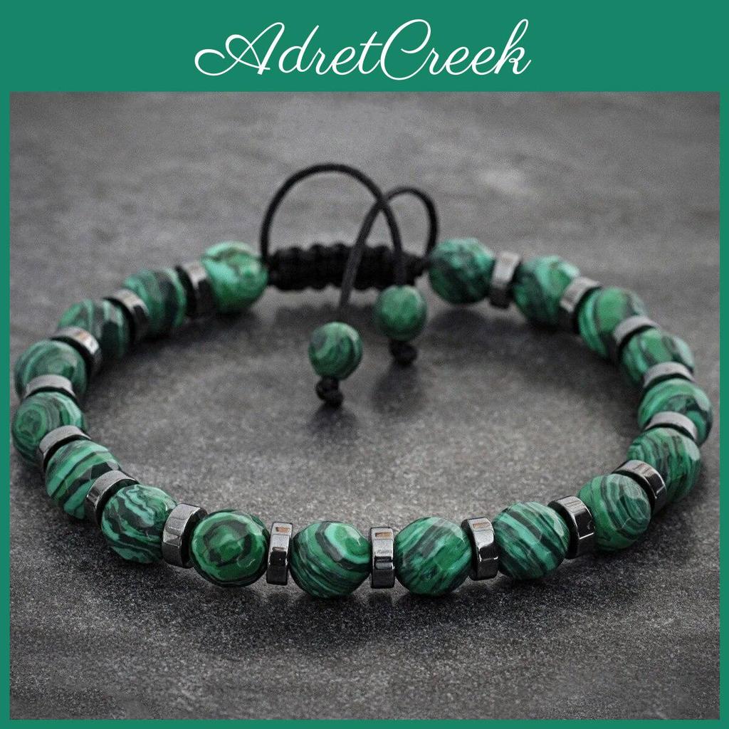 Malachite Styles Fashionable 4 Bracelet Natural Stone Beads Bracelet For Men And Women Valentines Day Gift