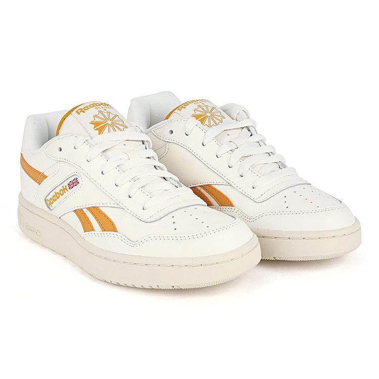Reebok BB 4000 Mu Comfortable Daily Low-Top Retro Basketball Shoes Unisex Sneakers White Orange GZ3683