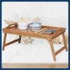 Foldable Bed Tray Table - Multi-Angle Laptop Stand with Breakfast Tray, Adjustable Tatami Style Desk for Bedroom & Bay Window