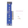Cablecc Dual 2X NVME M.2 SSD To PCIE Express Gen4 X8 X16 RAID Card VROC Raid0 Hyper Adapter with Low Profile Bracket