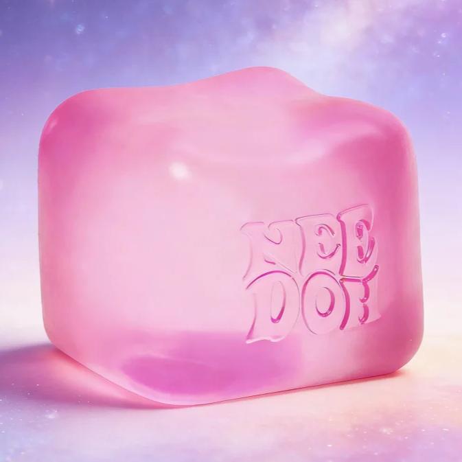 New Schylling Needoh Nice Sensory Squeezing Toy Cube for Stress relief and Fingertip Release Toy for Pinching and Playing