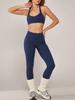 Beautiful back sports underwear, yoga set, women's fitness trousers, a set of Pilates quick-drying yoga clothes, two-piece set