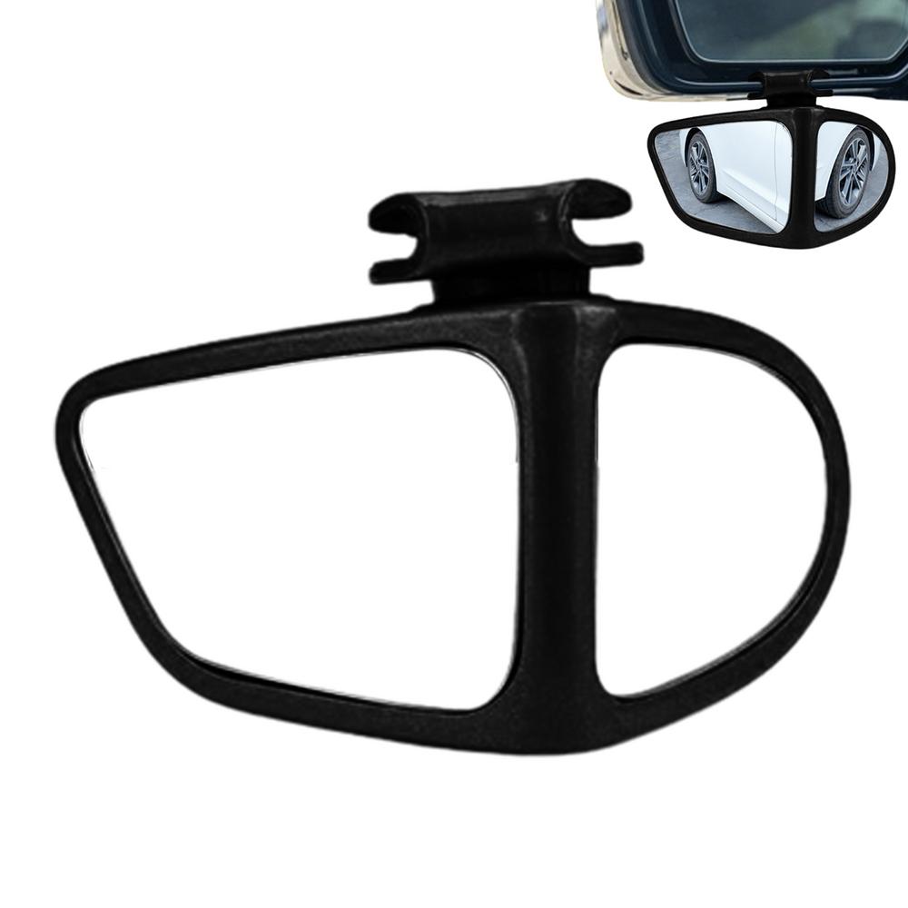 Blindspot Car Mirror Automotive Exterior Accessories 360 Rotation Adjustable Adhesive Glass Convex Rear View Mirrors For Larger