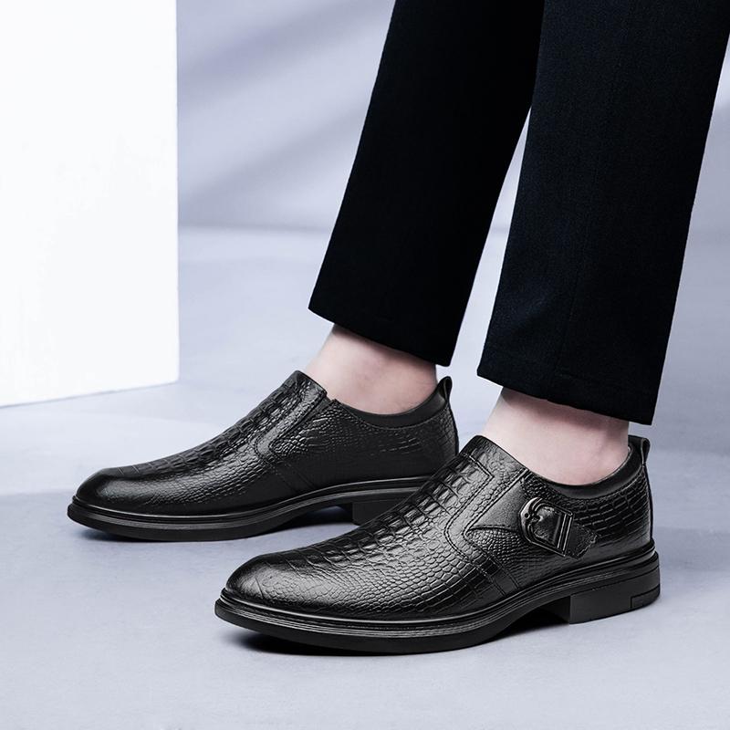 Módní Formální kožené boty pro muže Šaty Business Boty Pánské Geometrické Oxfords Party Svatba Běžné Pánské boty