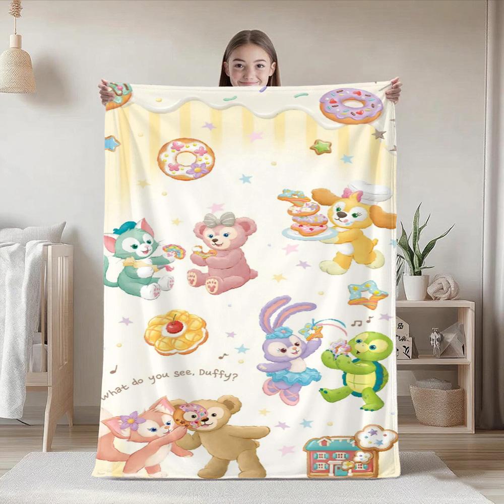 

Kawaii d-duffy friends Blanket Home and Decoration Fashion New Throw Blankets for Beds/sofa/Camping Christmas Blanket Best Gifts 30x40in