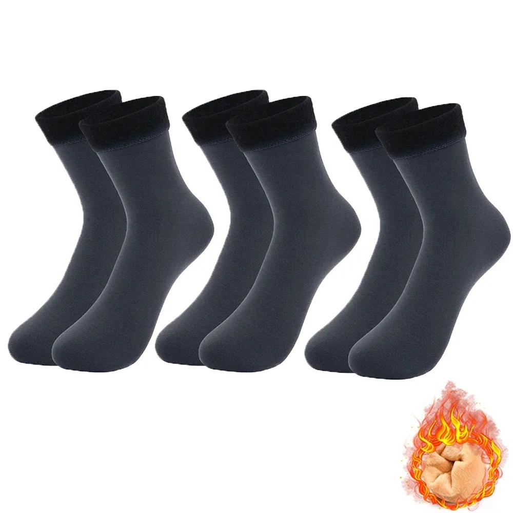 1/10pairs Women Winter Thicken Warm Short Socks Thermal Cashmere Wool Socks Nylon Snow Velvet Boots Home Floor  Mujer