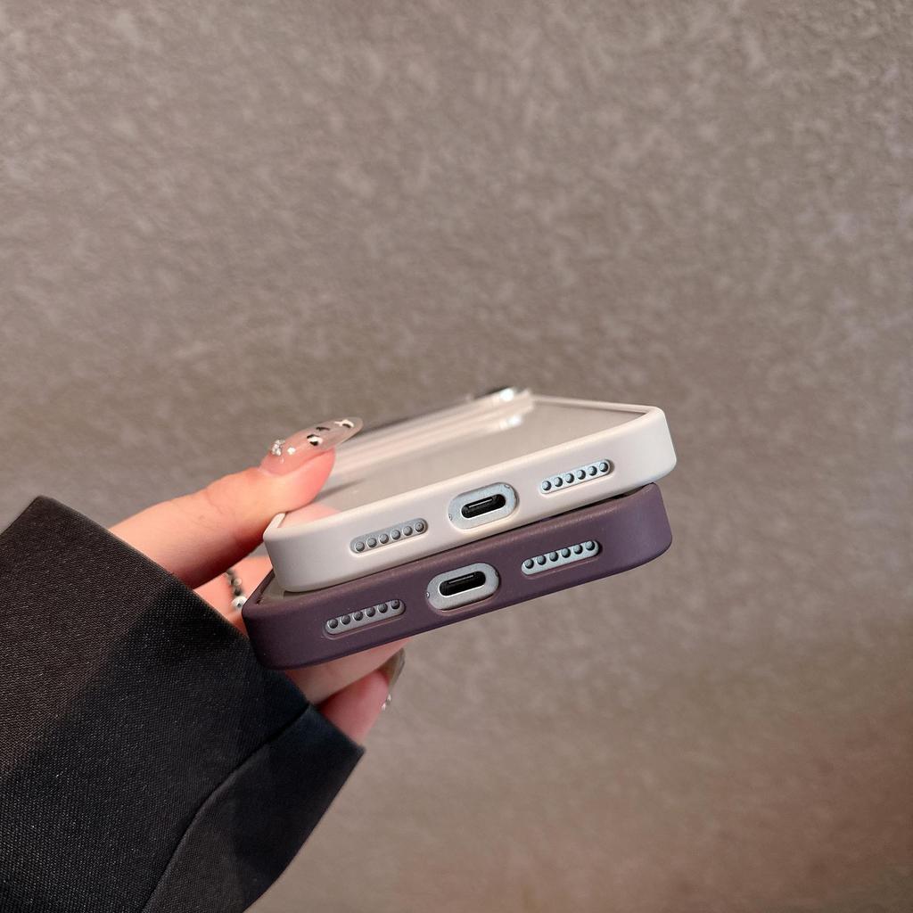 High-Transparency Metal Lens Case for iPhone 14/15/16 Pro/Promax - Drop-Proof Hard Cover