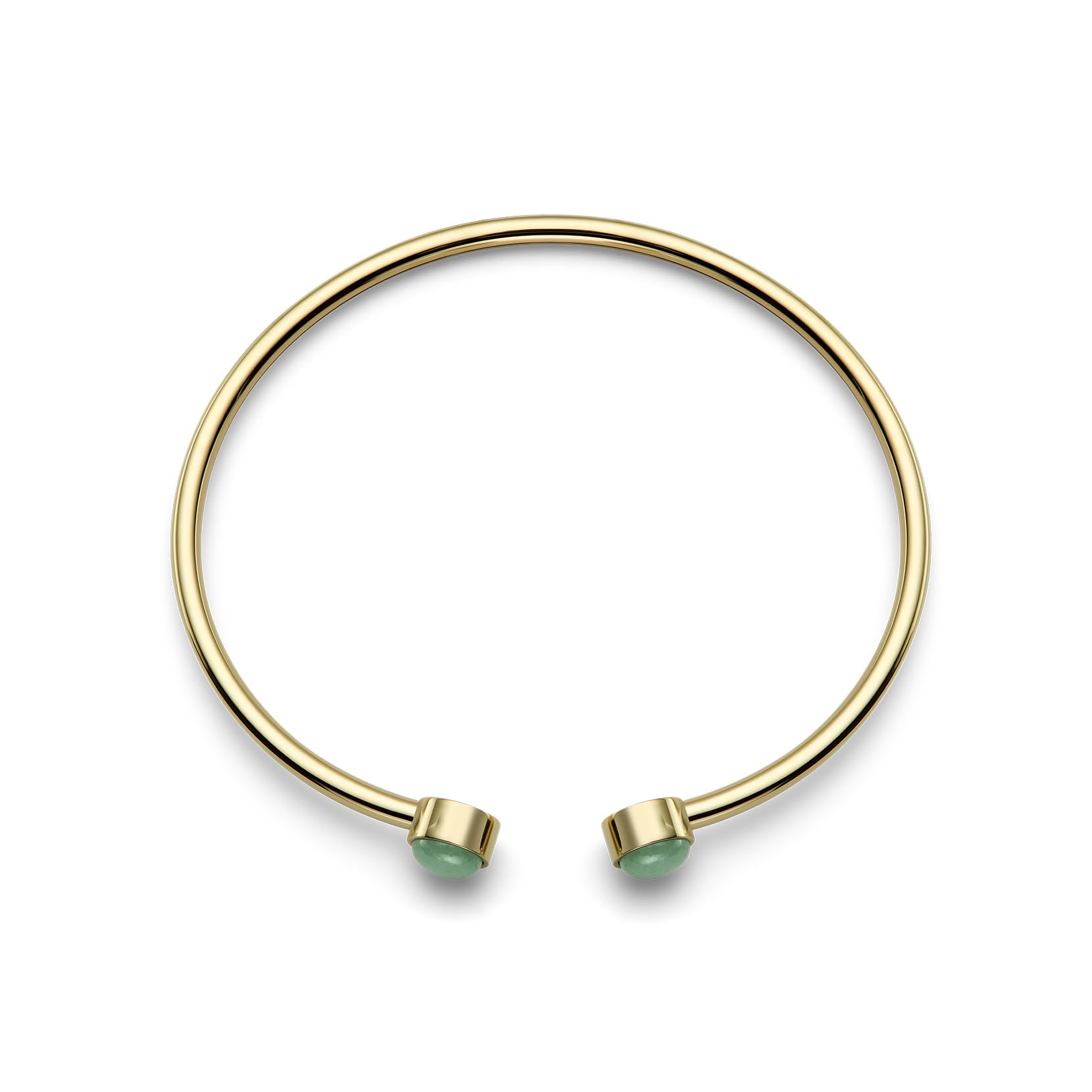 

Olivia Burton Trend Aventurine Cabochon Gold Gemstone Bangle Women s (24100358) золотий