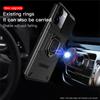 KEYSION Shockproof Case for IQOO Z9X 5G Slide Push Pull Camera Lens Protection Ring Stand Phone Back Cover for for VIVO IQOO Z9X