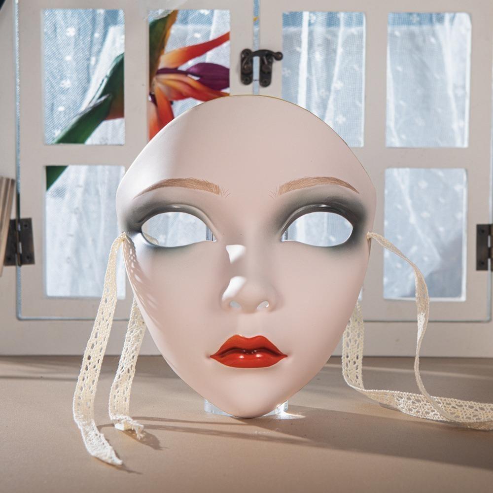 

Decor Full Face Beautiful Woman Mask Chinese Ancient Style Hanfu Costume Cosplay Party Mask Party Props Role Play Anime Mask