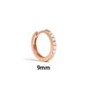 1 Set   Metal Circle Drop Small Earrings For Women Trend Pendant Piercing Earrings Set Jewelry Gift