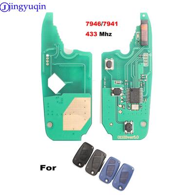 Jingyuqin 2/3 Butoane cheie telecomandă rabatabilă 433mhz pentru FIAt 500 Panda Punto Bravo cheie cu cip PCF7946/PCF7941