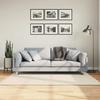 VidaXL Shaggy Rug Shiny Look, Floor Carpet, Area Rug, Rug for Living Room Office Bedroom, Modern, Cream 375664