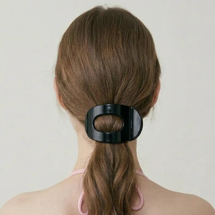 Modern Oval Hair Barrette