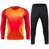 Herren Erwachsenen Fußball Torwart Uniform Schutzschwamm Fußball Langarm Kinder Training Torwart Fußball Trikot Oberteil Hose