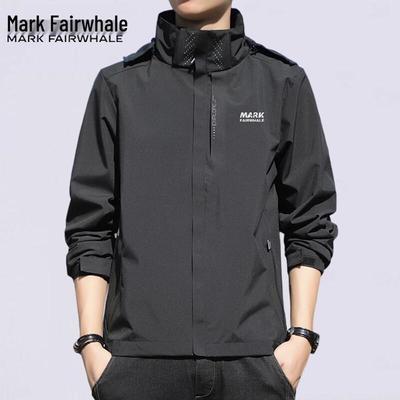 Mark Fairwhale Men's Hooded Casual Windproof Jacket