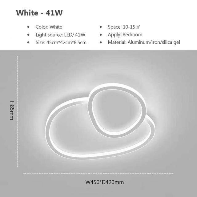 Modern LED Ceiling Chandelier Lamp For Living Dining Room Bedroom children's Study Room Balcony Home Decoration Lighting Fixture