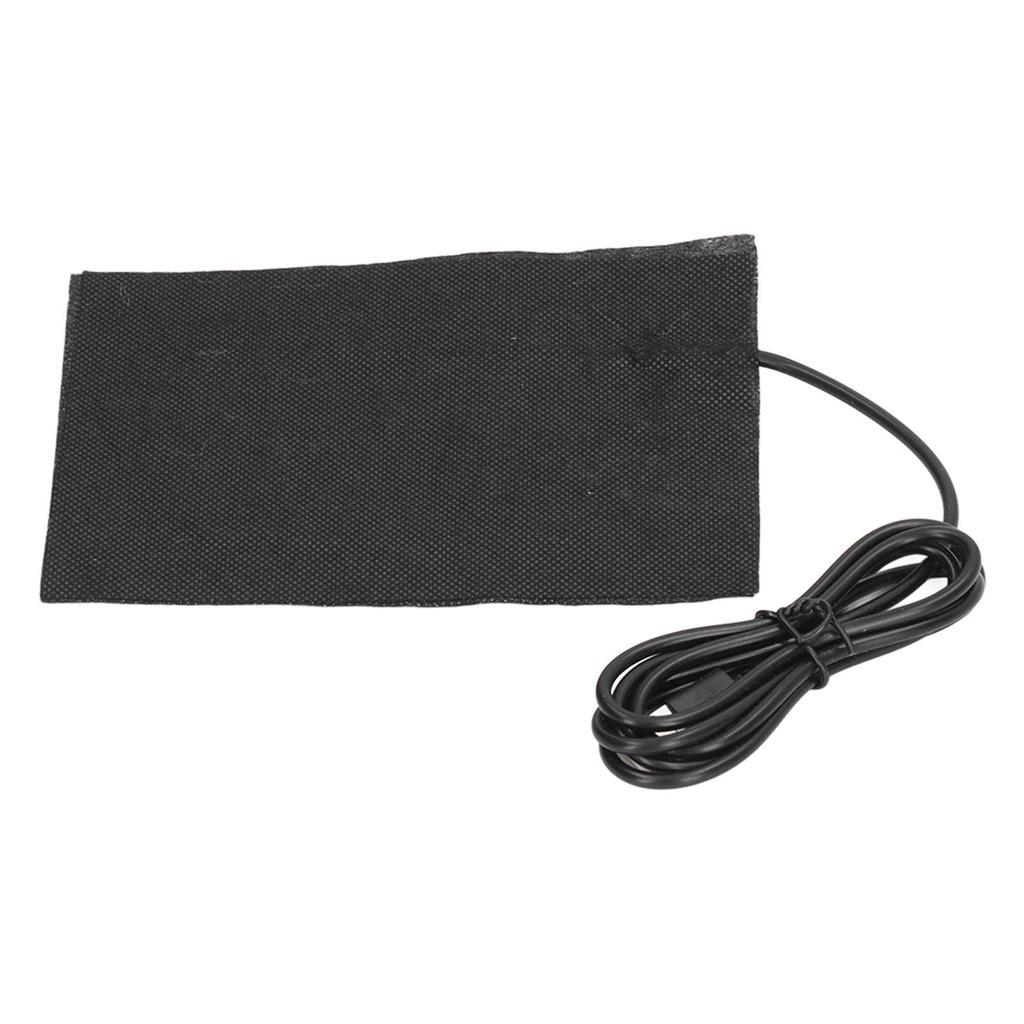 Heating Pad 10x15cm 60℃ Temperature Quick Heating Folding Cloth USB DC 5V for Home Office