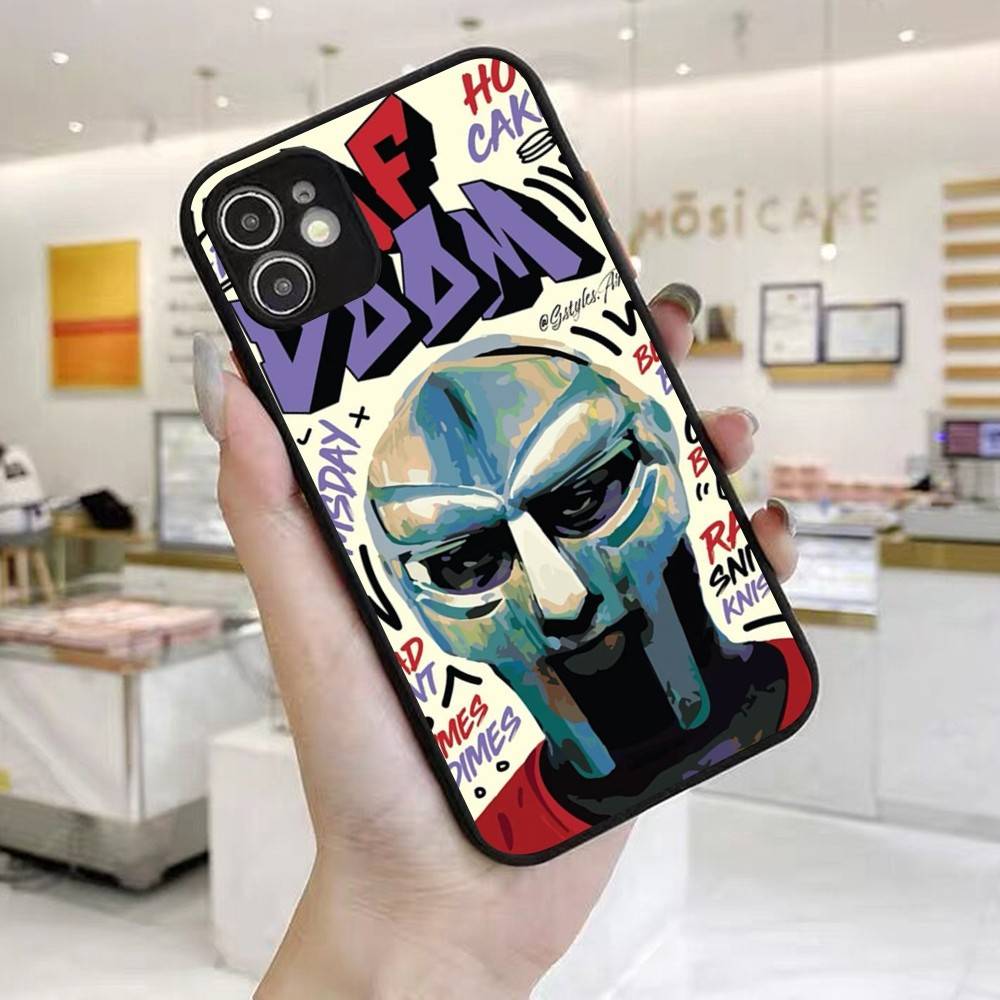 Fashion MF DOOM Hot Singer Phone Case For IPhone 16 15 14 X XR XS 7 8 Plus 11 12 13 Pro MAX 13mini Matte Shockproof Case