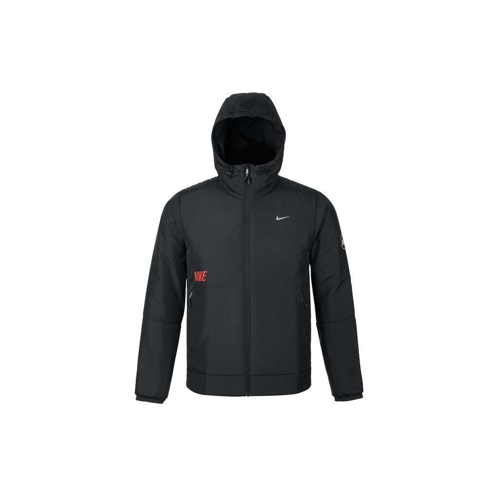 Nike Puffer Jackets Men's Black Hooded Moderate IQ3715-010