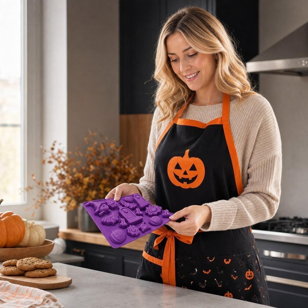 Halloween Silicone - Food Grade Silicone for Chocolate, , Candy, Baking