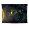Cosmic Solar System Hanging Cloth Art Background Cloth Galaxy Space Planet Tapestry Science Fiction Planet Background Cloth