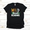 Wild About Reading T Shirt Womens Kids Toddler Long Sleeve SweaT Librarian Vintage Washed Designer Clothes Stylish Soft