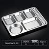 Kujucun Stainless Steel Compartment Lunch Tray