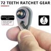 2-in-1 Mini Ratchet Wrench Adapter, Magnetic 1/4" Hex Bit Holder & 1/4" Drive For Socket, For Tight Spaces,Tools, EDC Ratch X6O5