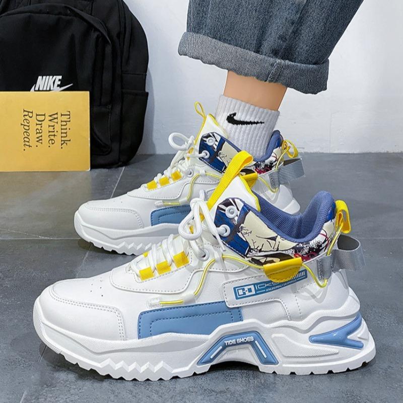Fashion Shoes for Men's Fashion Casual Sports Men's Shoes High Quality Soft Sole Non Slip Comfort High-top Run Shoes Zapatillas Hombre