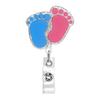 Cute Ambulance Retractable Nurse Badge Reel Clip Cartoon Medicine Doctor Students IC ID Card Badge Holder