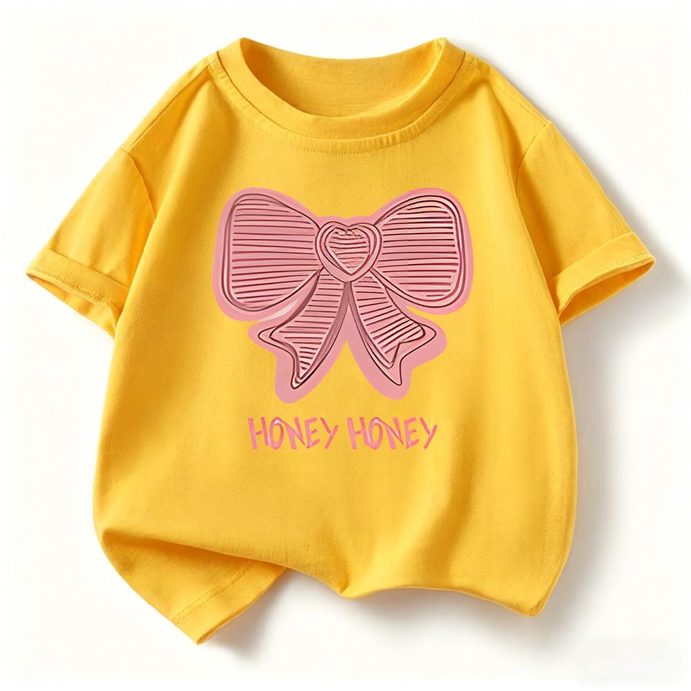 

Summer Children s T-Shirt, Loose and Comfortable, Skin-Friendly Casual Fashion Printed Short-Sleeve Top 160
