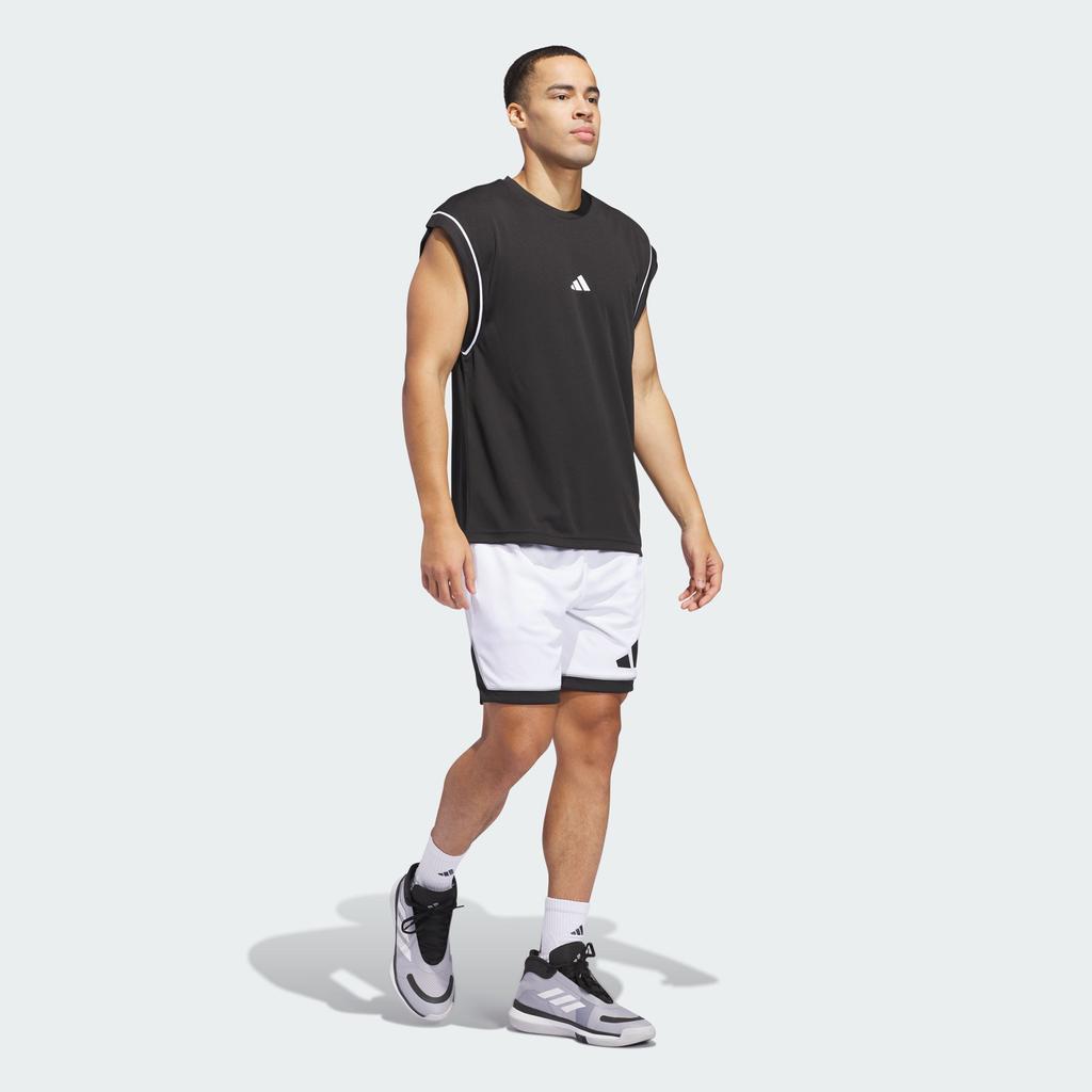 adidas BASKETBALL Badge Of Sport Shorts Casual Shorts Men's White