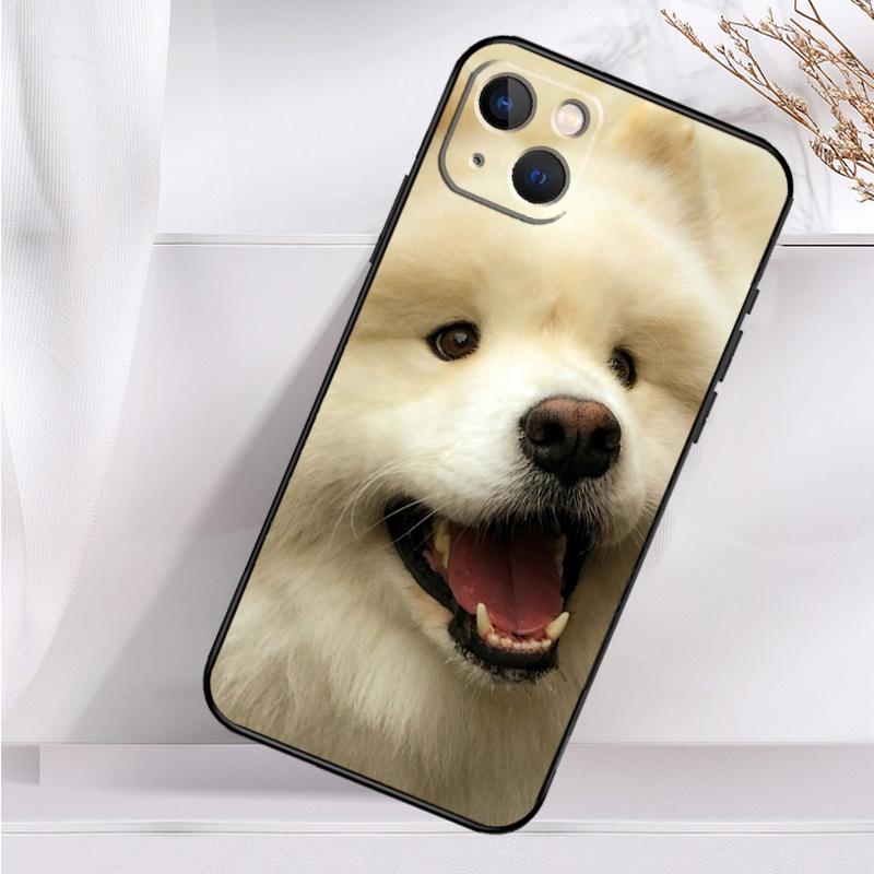 Samoyed Puppy Shockproof Case For iPhone 17 Pro Max 11 14 15 16 Plus 12 13 Mini 16e 17 Air Phone Cover