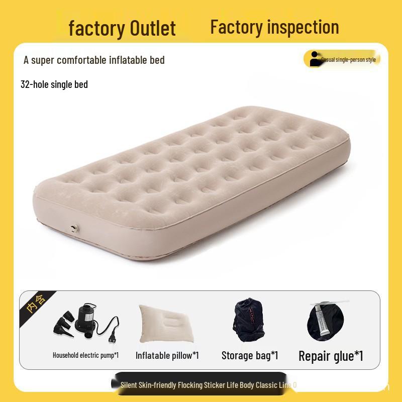 Portable Automatic Inflatable Air Mattress and Tent Sleeping Pad
