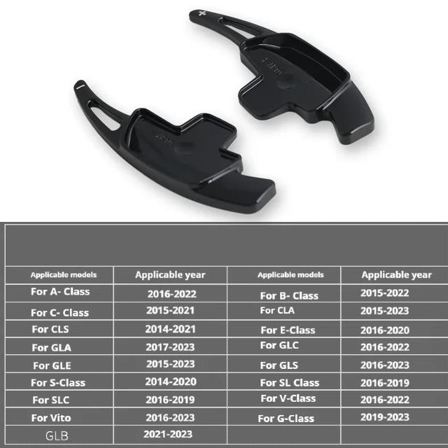 For Mercedes Benz A B C E S-Class CLA CLS SLC GLE GLB Auto Steering Wheel Shift Paddle Car Shift Equipment Semi Automatic Clutch