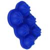 6-Grid Ice Ball Maker Reusable Silicone Ice Ball Mold Tray for Home Kitchen Bar UseDark Blue