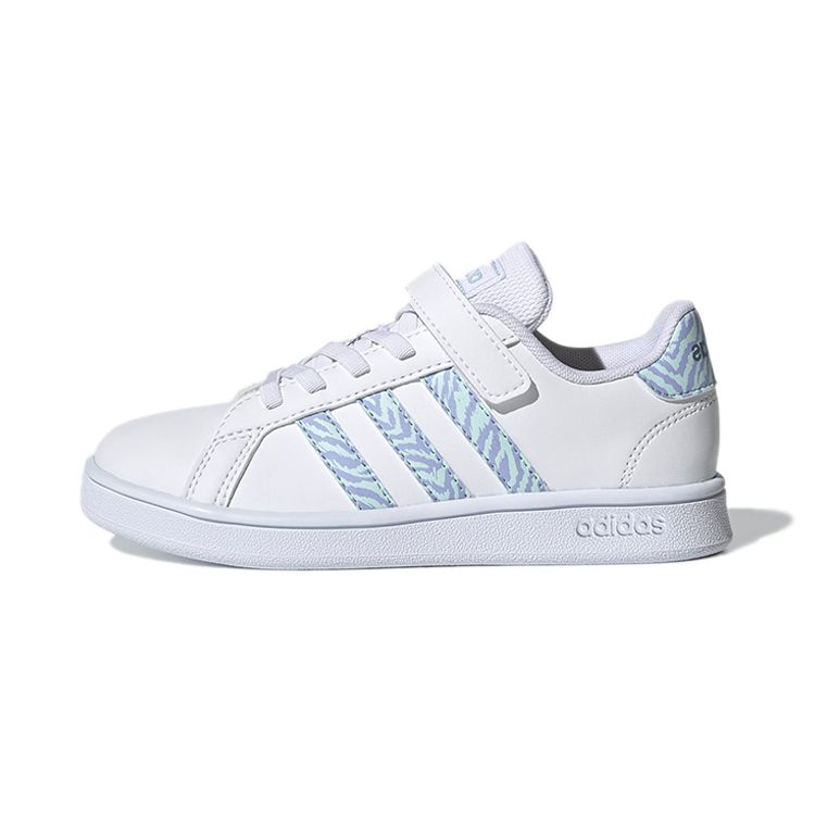 

Adidas Neo Grand Court Velcro Casual Low-Top Kids Sneakers Kids Sneakers White Blue Purple GW4852 29