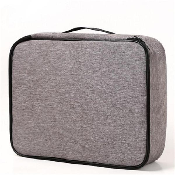 Travel Document Organizer with Combination Lock - Double Layer Fashion Canvas Wallet for Passport, Credit Cards & Cash