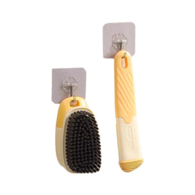 Soft Bristle Shoe Brush Set: Gentle Cleaning for Household Laundry & Shoes with Long Handle