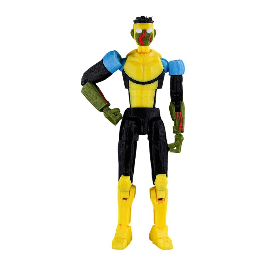 3D Printed Articulated Joint Figure Fully Poseable Action Model with Multiple Movable Parts for Creative Display and Collection