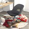 1pc Anime Design Round Carpet - Cute Bear with Flowers, Office Chair Mat, Non-Slip Rug for Home Decor, Seasonal Gift, Suitable for Office and Living R