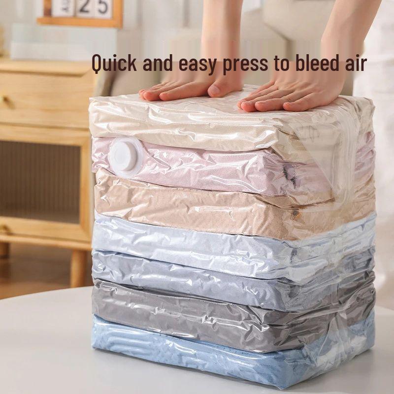 3D Vacuum Compression Bag: Moisture & Mildew-Proof Storage for Quilts and Clothes