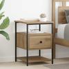 Artisan Oak Nightstand 40 X 42 X 56 Cm Engineered Wood