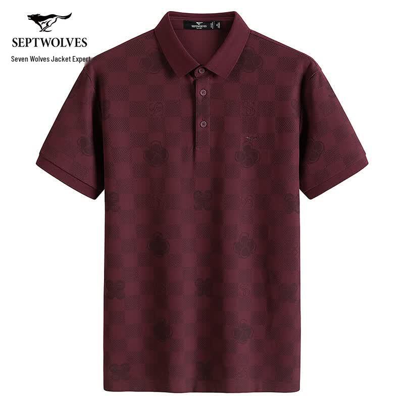 

Sevenwolves Men s 7A Antibacterial Cool Short-Sleeve Polo Shirt 175/92A